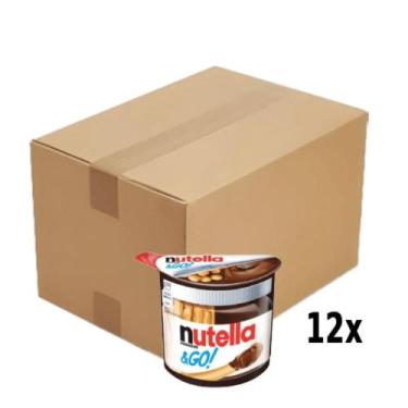 Imagem de Creme de Avelã NUTELLA E Go Palitos de Biscoito 52g Caixa com 12 Unida