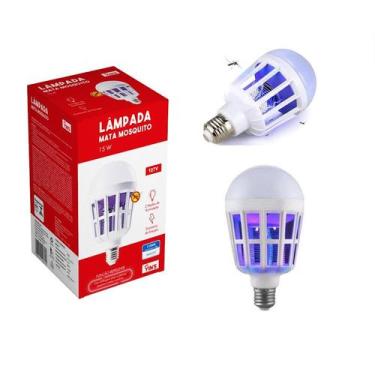 Imagem de Lâmpada Noturna Repelente Led Armadilha Mata Mosquito 110v - Yins
