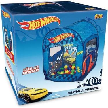 Imagem de Barraca Infantil com 50 Bolinhas Hot Wheels Azul