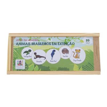 Imagem de Jogo da Memória dos Animais Brasileiros em Extinção - Fábrika dos Sonh