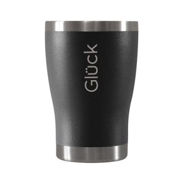 Imagem de Copo Térmico Tulipinha 354ml - Gluck Cerveja Agua, BLACK
