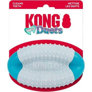 Imagem de Brinquedo Mordedor Kong Dental Duets Football Para Cães - Md/LG
