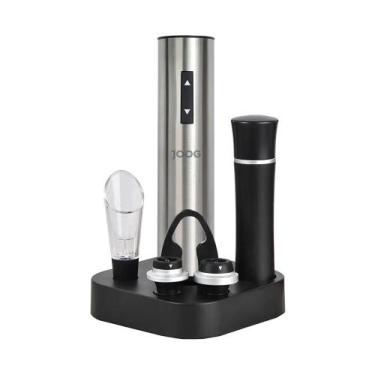 Imagem de Abridor Elétrico de Vinho Portátil Joog Jg-ew3 Led Prata, PRATA, Bivol