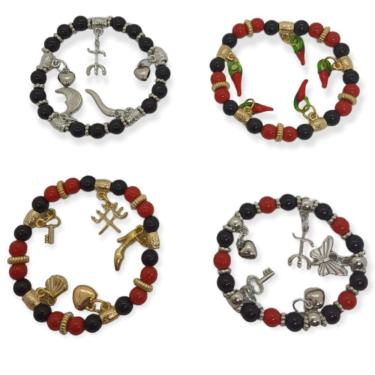 Imagem de Kit 4 Pulseiras Sorte Umbanda Candomblé - Escolha o Modelo