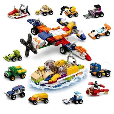 Imagem de Blocos De Montar 315 Peças Carros 6 em 1 - Castela - CASTELA BRASIL