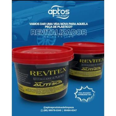 Imagem de Revitalizador p/ parachoque/plasticos 400gm - revitex - AUTHICA