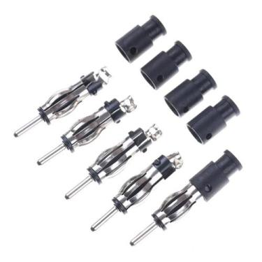 Imagem de 5pcs Auto Car Radio AM/FM Antena Plug Adaptador Conector Macho Preto -