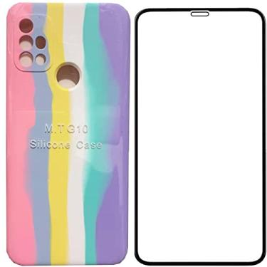 Imagem de Kit Capa Rainbow Algodão Doce Arco Iris para G10 G20 G30