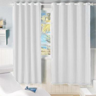 Imagem de Cortina Blackout 2,80x1,80 Corta Luz Branca | Admirare