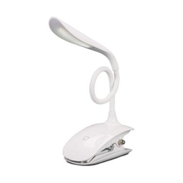 Imagem de Luminária de Mesa LED 2W Flex 127V 6500K Bronzearte Branco