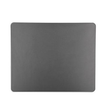 Imagem de Richer-R Mouse pad para jogos, mouse pad para jogos de liga de alumínio antiderrapante Mouse pad de dupla face, anti-arranhões, antiderrapante para computador laptop PC (cinza)