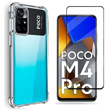 Imagem de Kit Capinha Capa Anti Impactos Compatível com Xiaomi Poco M4 Pro 4G + Película 9D Cerâmica - Phone Palace