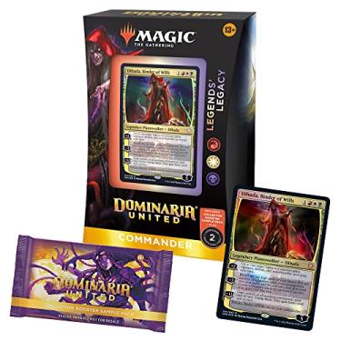 Imagem de Magic: The Gathering Dominaria United Commander Deck – Legends' Legacy + Collector Booster Sample Pack