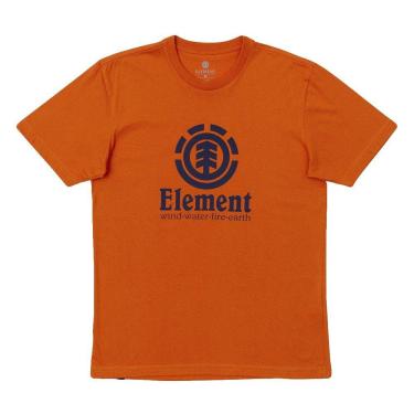 Imagem de Camiseta Element Vertical Color Masculina Laranja