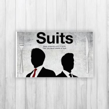 Imagem de Jogo Americano 4 Un Retangular Neoprene Suits - Criative Gifts