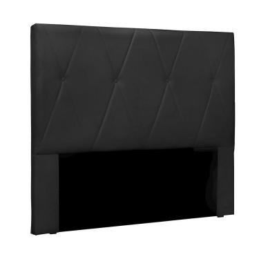 Imagem de Cabeceira Para Cama Box Queen Aquilla 160Cm Veludo Preto