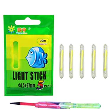 Imagem de Varas Vara Pesca | Vara Luminosa Alta Visibilidapara Pontas Haste e Bobbers | Kit a granel flutuante luminoso para entusiastas da pesca, homens e