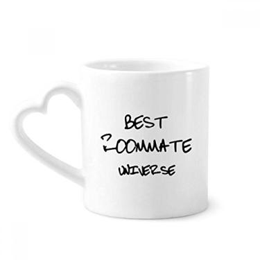 Imagem de Melhor caneca Roommate Universe temporada de formatura caneca café cerâmica copo de coração de vidro