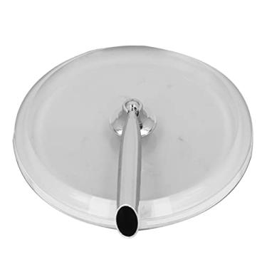 Imagem de Suporte para Caneta de Inserção, Suporte para Caneta Durável e Usável Cor Pura para Hotéis (Base Prata e Redonda)