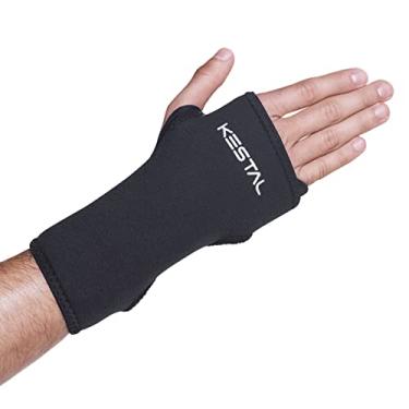 Imagem de Kestal Munhequeira Noturna, protetor de punho, órtese, tala Preto, Único