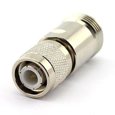 Imagem de DGZZI 2 pacotes TNC macho para N fêmea Adaptador coaxial RF TNC para conector N coaxial Jack