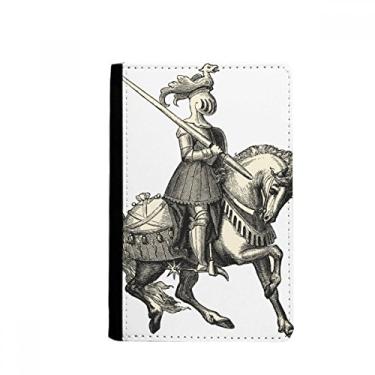 Imagem de Carteira de desenho de cavaleiros medievais da Europa com porta-cartões Notecase Burse
