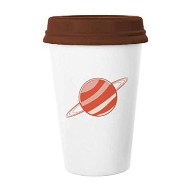 Imagem de Caneca de Saturno do monstro alienígena do universo copo de cerâmica