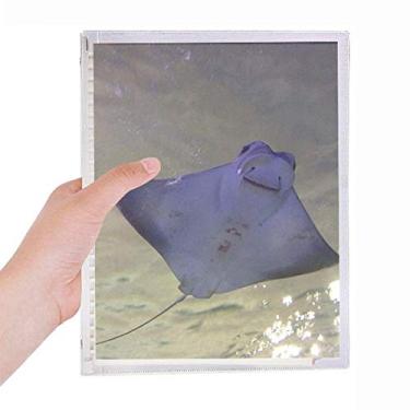 Imagem de Caderno com imagens da natureza de skate Ocean Ray com folhas soltas e diário recarregável