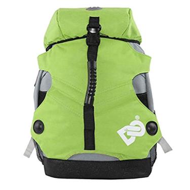 Imagem de Mochila de ombro duplo para patins e patins Quad Skate para botas de patinação - Verde, 45x32x18cm