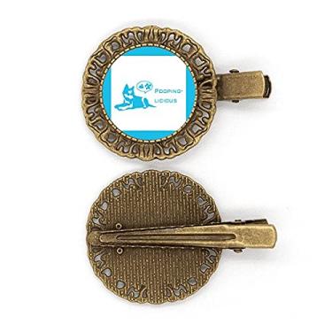 Imagem de Grampo de cabelo divertido Husky Eats Poop Tasty Hairpin Headdress