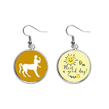 Imagem de Combinação de capacidades ferozes deuses ferozes no exterior orelha gota sol brincos joias moda