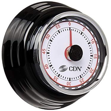 Imagem de CDN Temporizador mecânico compacto de 60 min, preto, preto