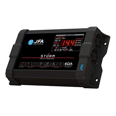 Imagem de Fonte Automotiva Carregador de Bateria Storm Plus 40A JFA Bivolt Carro Som Automotivo