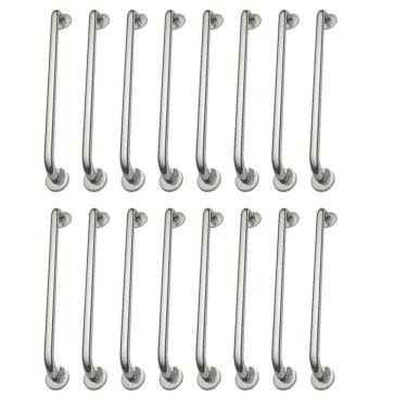 Imagem de Alça de Apoio 70cm Barra Inox Kit 18 Unidades Cadeirante Idoso Corrimao Banheiro Box Ac...