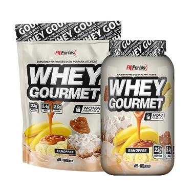 Imagem de Kit Pote + Refil Whey Protein Gourmet - FN Forbis Nutrition (Banoffee)