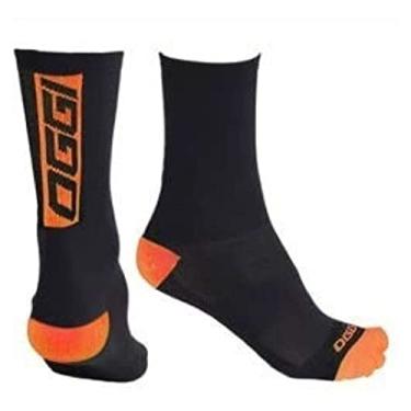 Imagem de MEIA OGGI - (Preto/Laranja, 35/39)