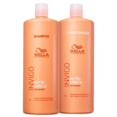 Imagem de Kit Wella Shampoo E Condicionador Nutri Enrich 1 Litro