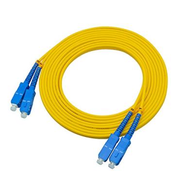 Imagem de Jeirdus LC SC FC ST Duplex 9/125 cabo óptico de fibra de modo único, SC-SC, 3M/10ft