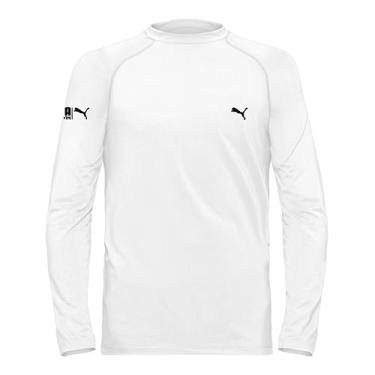Imagem de PUMA Camiseta Proteção UV50+ Respirável Conforto Térmico Versátil, Branco, 2