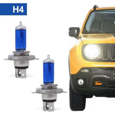 Imagem de Par Lâmpadas H4 Farol Alto Baixo Suzuki SX4 Super Branca Halogena Inmetro Gerlux 2008 2009 2010 2011 2012 2013