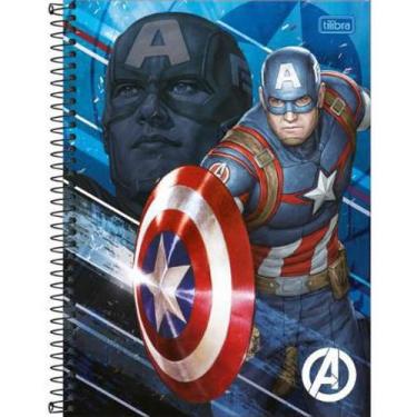 Imagem de Caderno Universitário 1 Matéria Avengers 80 Folhas - Tilibra