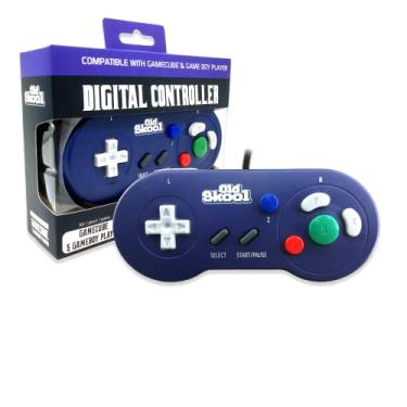 Imagem de Old Skool DIGITAL Controller Compatible With Gamecube & Gameboy Player - Purple