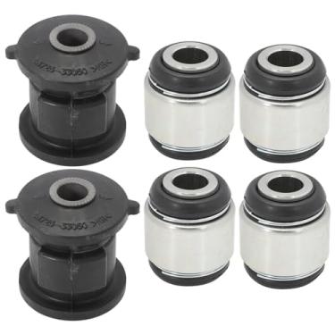 Imagem de 6 peças de buchas de articulação de montagem de braço traseiro apto para Avalon Camry Carina Corona Curren Harrier Highlander Kluger RX300 330 350 RX400H