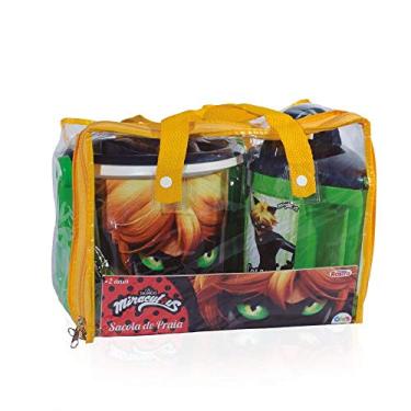 Imagem de Sacola de Praia Cat Noir Rosita Verde/Preto