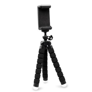 Imagem de Tripé Para Smartphone Multi AC380 Ajustável 360° de Rotação - Preto