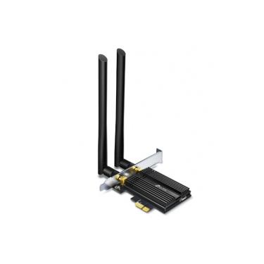 Imagem de Adaptador TP-Link PCI E-Express TX50E Wi-Fi 6 AX3000 Dual Band Bluetooth 5.0 Com 2 Antenas 