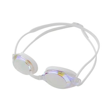 Imagem de Colaxi Óculos de natação óculos de natação, portátil, proteção para os olhos sem vazamento óculos de natação anti nevoeiro para mergulho piscina, branco