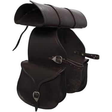 Imagem de Jogo de Alforge e Porta Capa de Couro SV3159 - Marrom