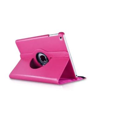 Imagem de Capa para iPad 9,7 2017 2018 A1822 A1823 A1893 capa ultrafina de couro PU para Apple iPad Air 1 Air 2 5 6 9,7 (vermelho rosa)