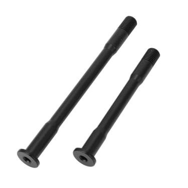 Imagem de Eixos Passantes para Treinadores de Bicicleta, Eixos Passantes de Alumínio M12 1.5mm, Kit de Eixo Traseiro Dianteiro para Mini Bicicleta Elétrica, Bicicleta Diy